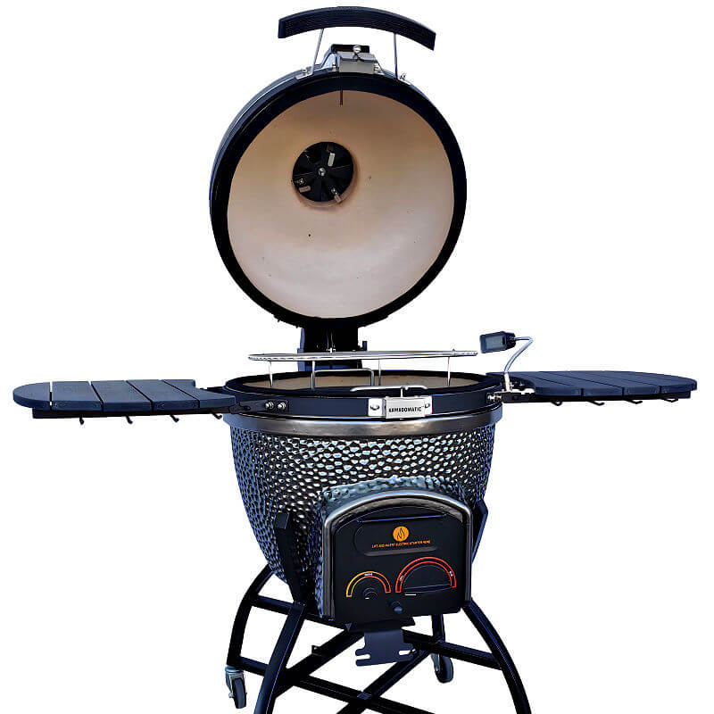 Vision Grills XD402 Ceramic Kamado Grill with Thick Ceramic Body