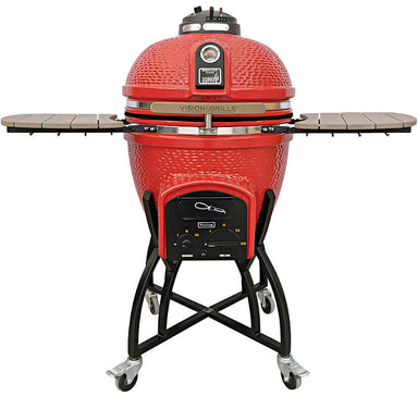 Vision Grills Professional C-Series Ceramic Kamado Grill in Red