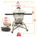 Vision Grills XD702 Maxis Ceramic Kamado Grill with Dimensions