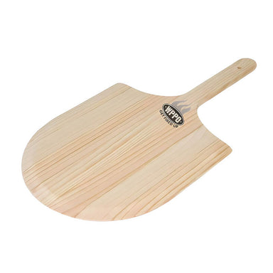 WPPO 14-Inch Square New Zealand Wooden Pizza Peel 