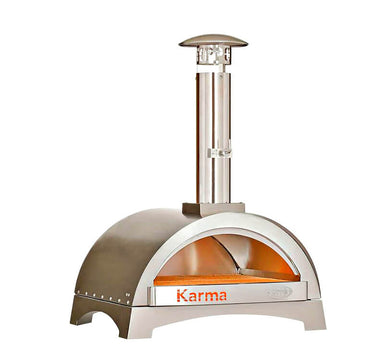 WPPO Karma 25 Inch Stainless Steel Wood-Fired Pizza Oven | Interior Oven