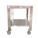 WPPO Karma 42 Inch Stainless Steel Outdoor Pizza Oven Cart | Utensil Hooks