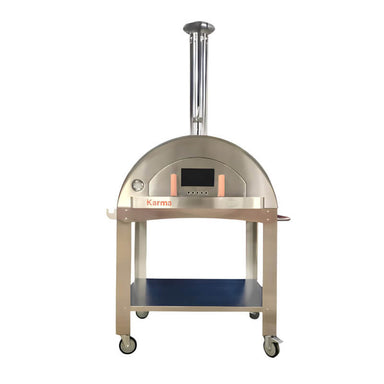WPPO Karma 42 Inch Stainless Steel Outdoor Pizza Oven Cart | With 42-Inch Pizza Oven
