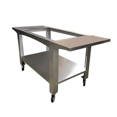 WPPO Karma 55 Inch Stainless Steel Outdoor Pizza Oven Cart | Stainless Steel Construction