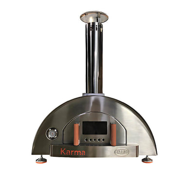 WPPO Karma Professional 32 Inch Stainless Steel Wood Fired Pizza Oven
