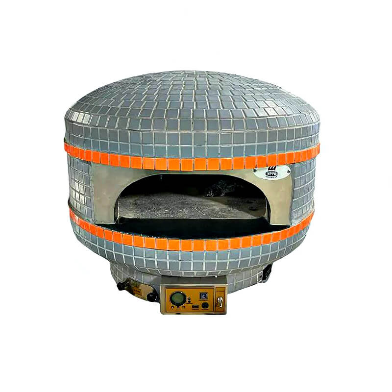 WPPO Lava Professional 28-Inch Digital Wood Fire Outdoor Pizza Oven | Mosaic Tile