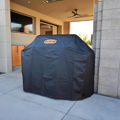Wildfire Freestanding Vinyl Grill Cover on Patio