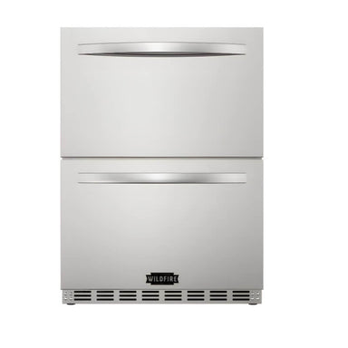 Wildfire 24 Inch 5.3 Cu. Ft. Double Drawer Outdoor Refrigerator