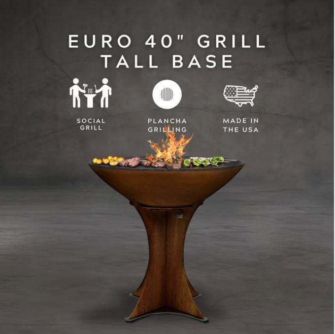Tall Euro Base 40" Grill by Arteflame