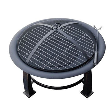 30" Wood Burning Firepit with Cooking Grate