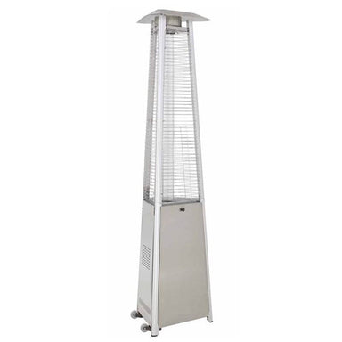 AZ Patio Tall Commercial Triangle Glass Tube Heater-Stainless Steel