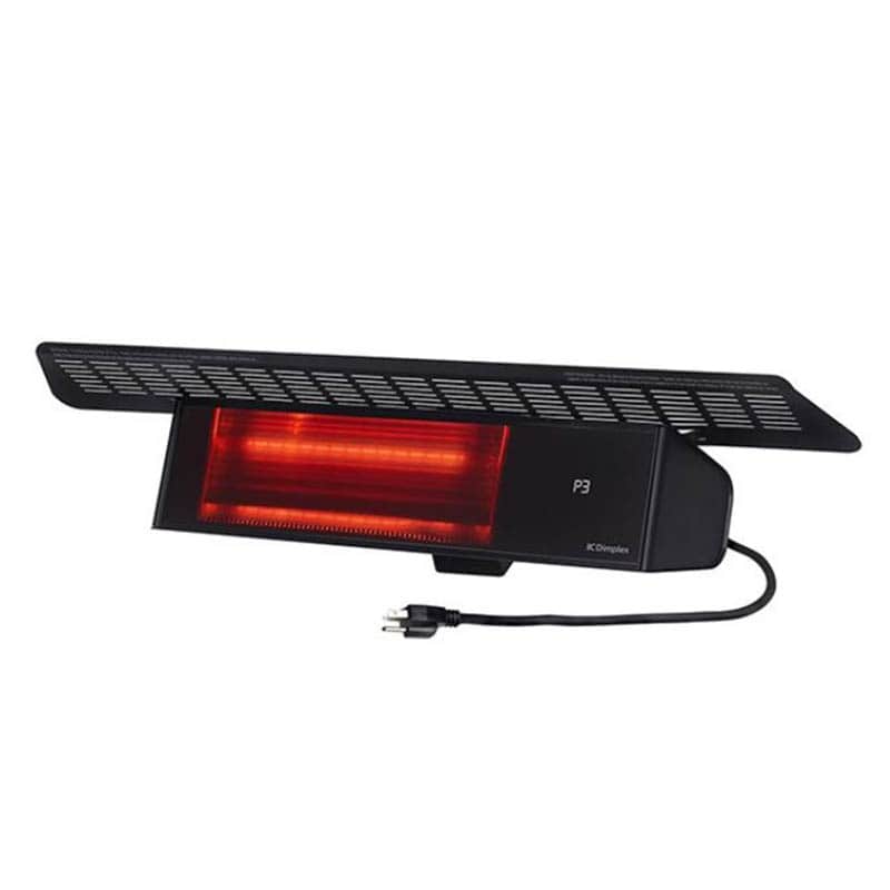 Dimplex DIR Outdoor/Indoor Infrared Heater, Plug-in Model, 120V, 1500W -X-DIRP15A10GR -DIRP