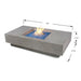 Light Grey Fire Table Perfect for Outdoor Relaxation by Elementi Plus