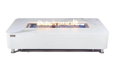 Elementi Plus ATHENS Fire Table with Marble Porcelain Top