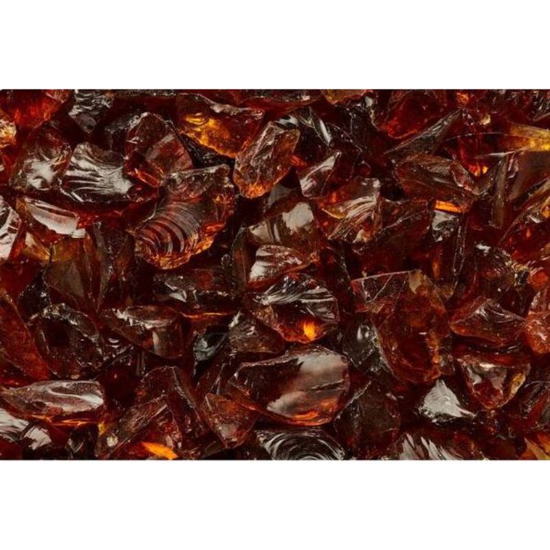 Emilyrose Outdoor Living Collection - Classic Fire Glass Amber