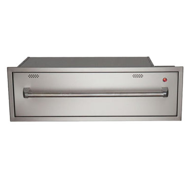 RCS 36 Inch Built In 120V Electric Outdoor Warming Drawer | 304 Stainless Steel