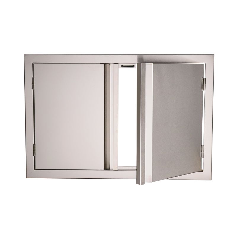 RCS Valiant 33 Inch Stainless Steel Double Access Door | Flush Mounting