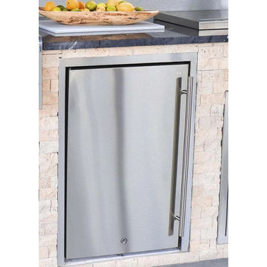Stainless Steel Left Hinge Outdoor Refrigerator Door 