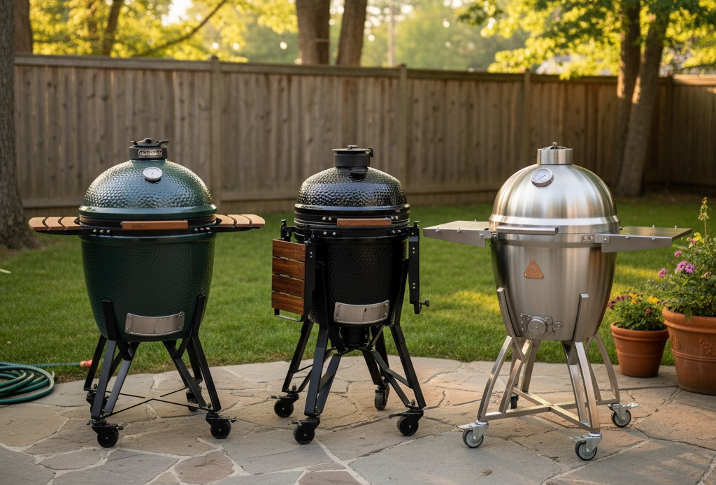 The Best Kamado Grills for Outdoor Kitchens in (Built-In & Freestanding Picks)