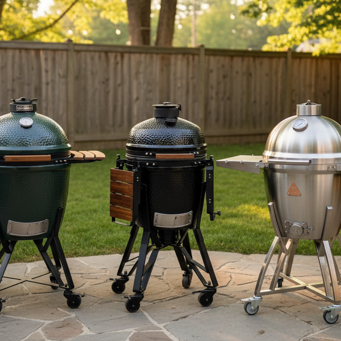 The Best Kamado Grills for Outdoor Kitchens in (Built-In & Freestanding Picks)