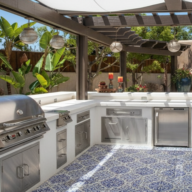 Outdoor kitchen minimal