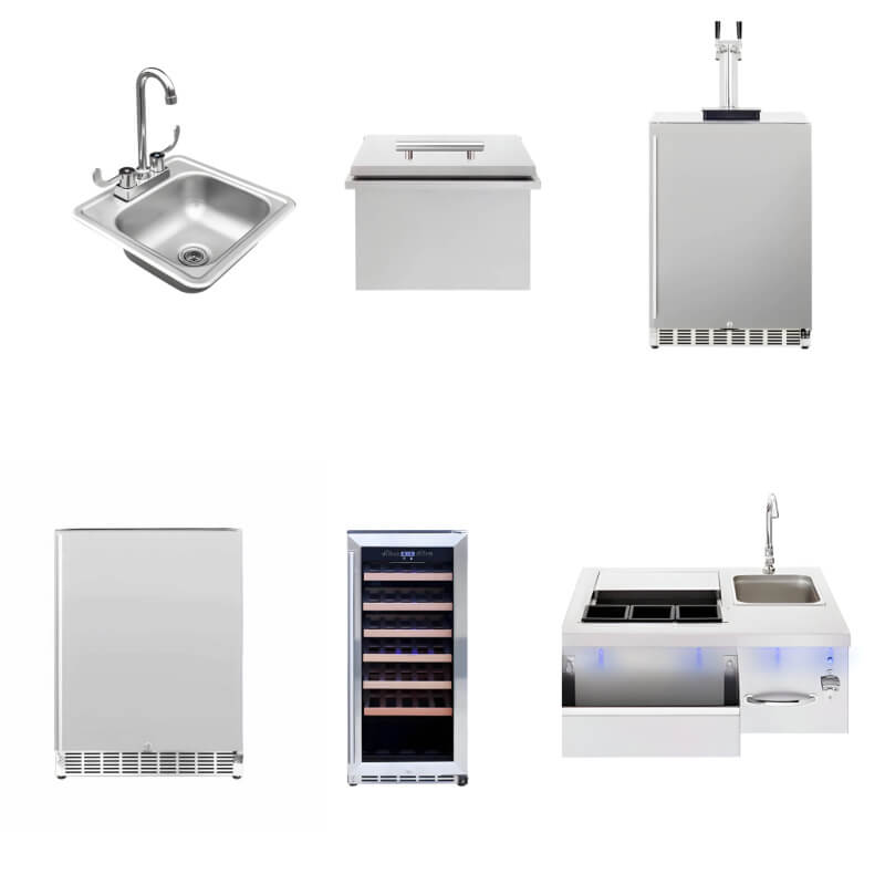 American Made Grills Refrigerators, Beverage Centers, & Sinks