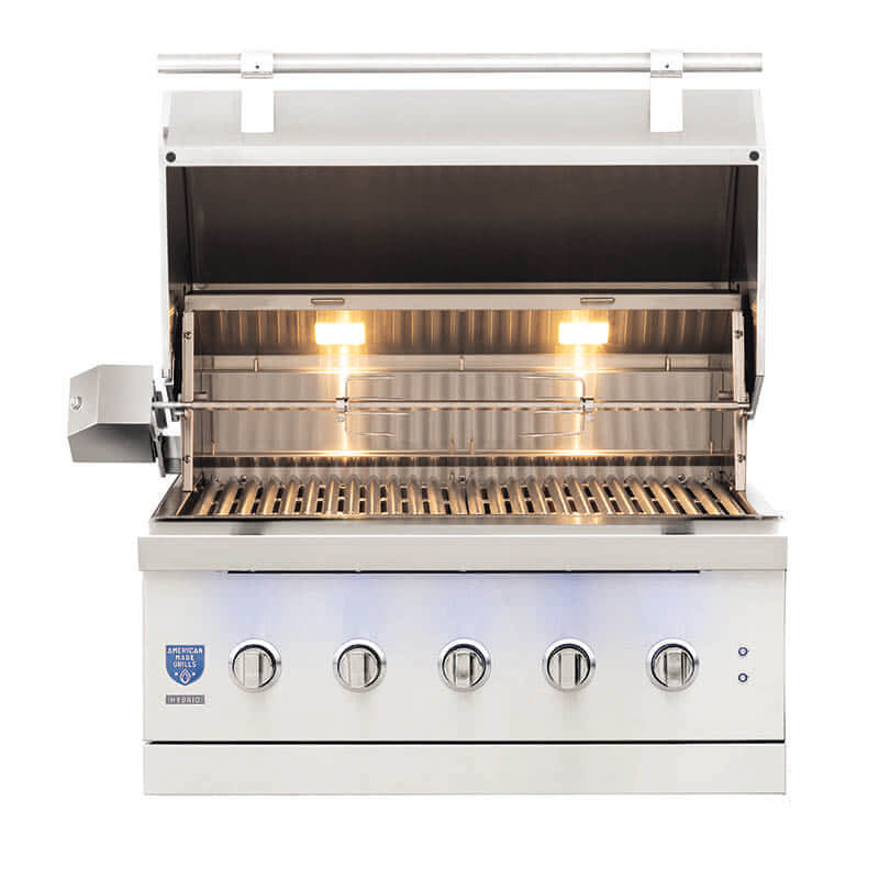 American Made Grills Encore 36 Inch Hybrid Built In Grill
