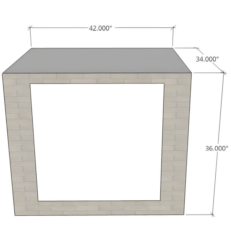 Ready To Finish Outdoor Kitchen Cabinet