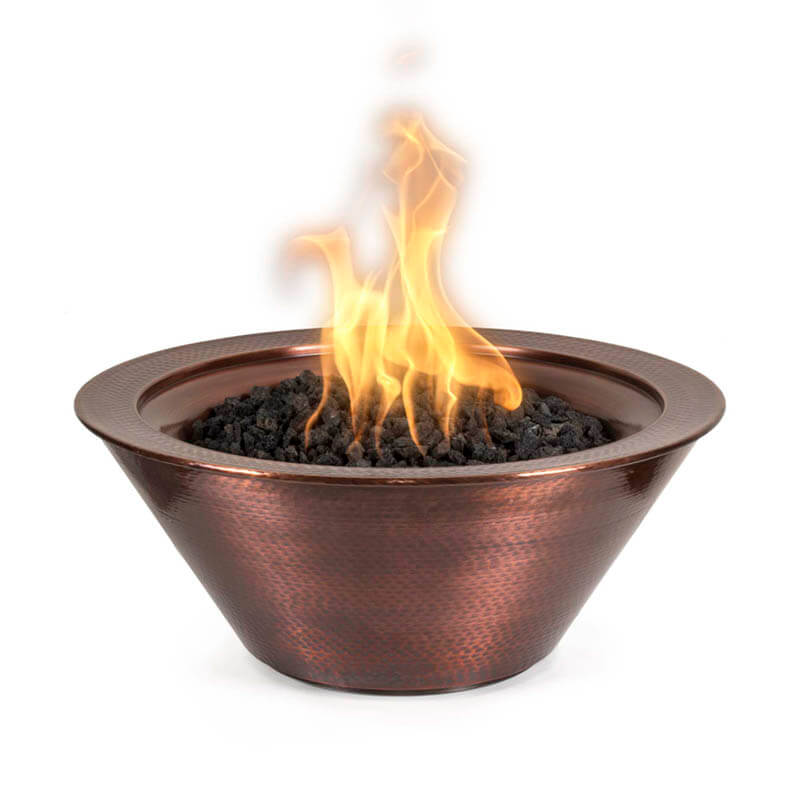 The Outdoor Plus - Cazo Hammered Copper Fire Bowl