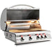 EZ Finish Systems 8 Ft Ready-To-Finish Grill Island | Blaze Premium LTE 32-Inch 4 Burner Gas Grill | Halogen Grill Lights