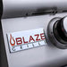 EZ Finish Systems 8 Ft Ready-To-Finish Grill Island | Blaze Premium LTE 32-Inch 4 Burner Gas Grill | Premium LTE Logo