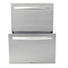 EZ Finish Systems 6 Ft Ready-To-Finish Grill Island | Blaze 23-Inch 5.1c Double Drawer Refrigerator | 304 Stainless Steel Drawers