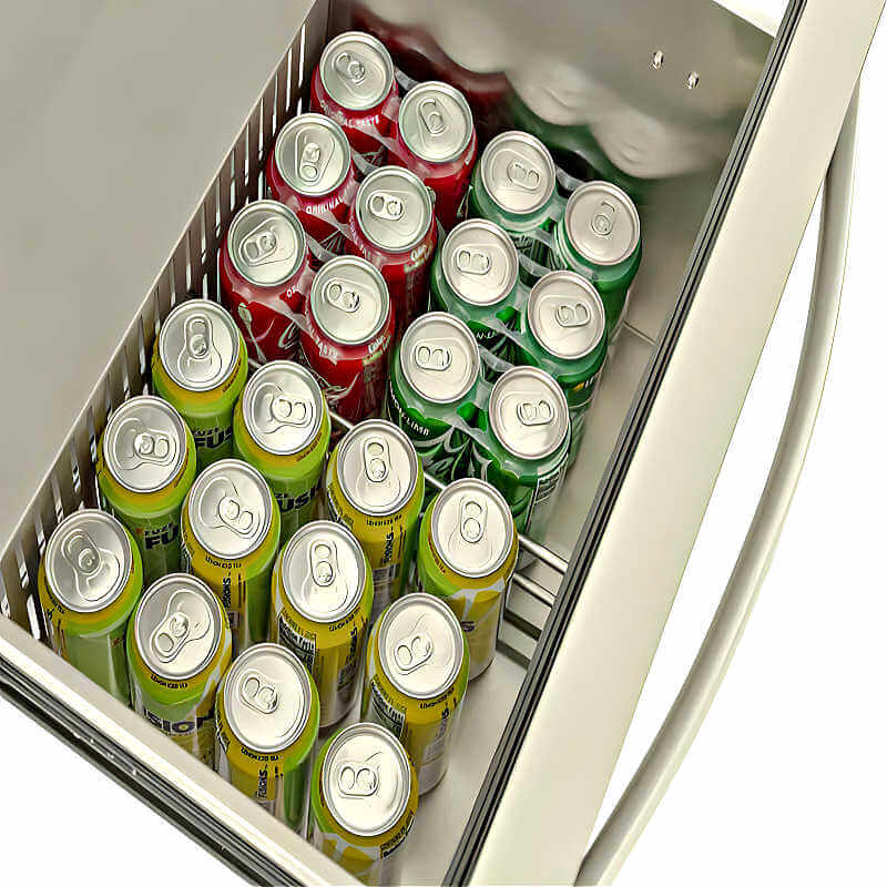 EZ Finish Systems 6 Ft Ready-To-Finish Grill Island | Blaze 23-Inch 5.1c Double Drawer Refrigerator | Large Drawer Capacity