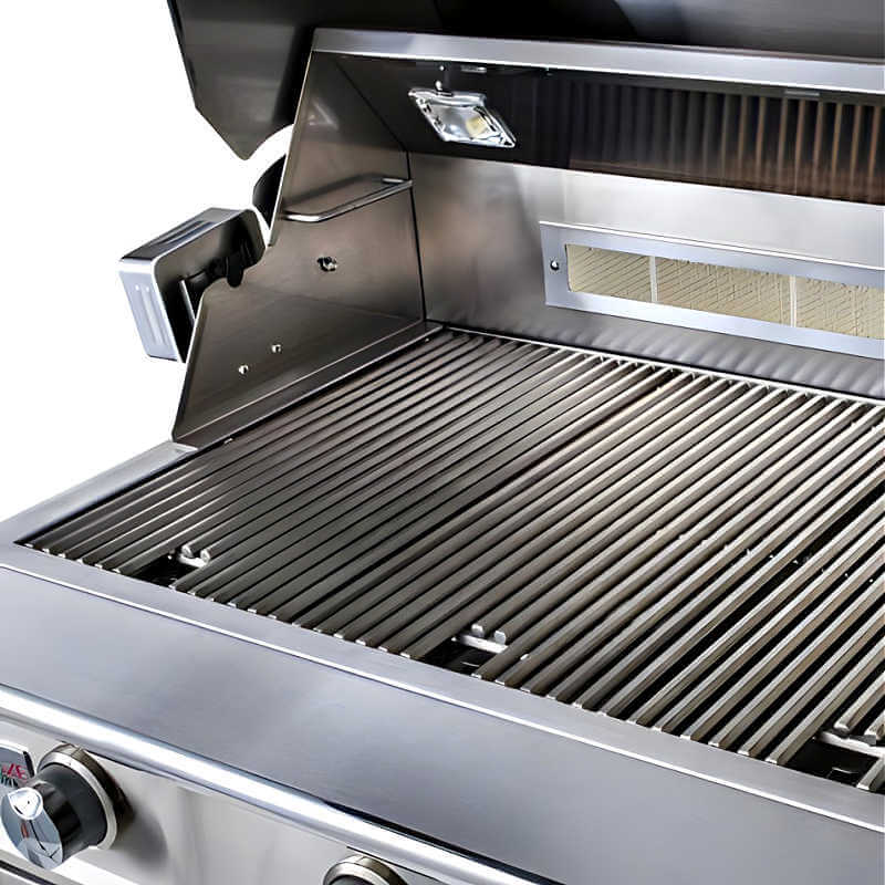 EZ Finish Systems 6 Ft Ready-To-Finish Grill Island | Blaze Professional LUX 34-Inch 3 Burner Gas Grill | Main Grilling Area