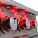 EZ Finish Ready To Finish Grill Island - Blaze Professional LUX 34 Inch 3 Burner Built In Gas Grill - Red LED Lights