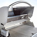 EZ Finish Ready To Finish Grill Island - Blaze Professional LUX 34 Inch 3 Burner Built In Gas Grill - Full Length Grill Warming Rack