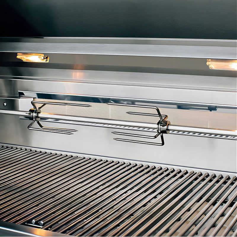 American Made Grills Alturi 30 Inch 2 Burner Built-In Gas Grill With Rotisserie | Rotisserie Spit