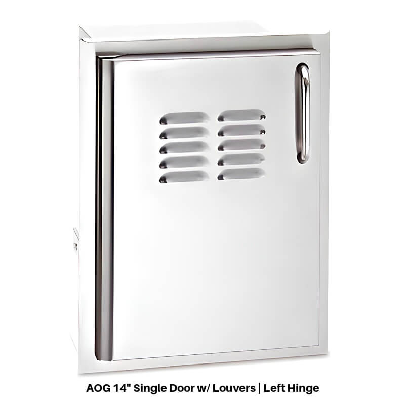 AOG Single Door w/ Louvers | Left Hinge