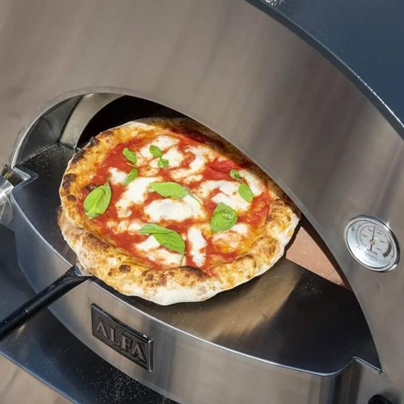 Alfa Classico 2 Pizze Gas Pizza Oven | 1000°F Max Cooking Temperature