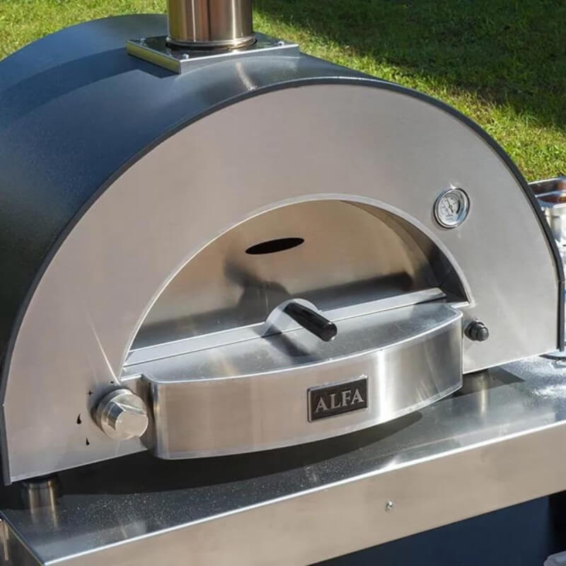 Alfa Classico 2 Pizze Gas Pizza Oven | Temperature Gauge