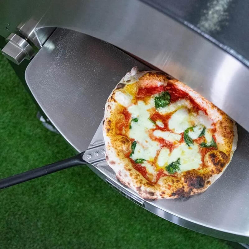 Alfa Classico 2 Pizze Gas Pizza Oven | Shown Cooking Pizza