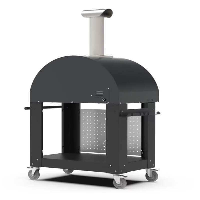 Alfa Classico 4 Pizze Gas Pizza Oven w/ Cart | Rear Gas Connection