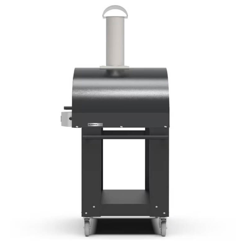 Alfa Classico 4 Pizze Gas Pizza Oven w/ Cart | Side View