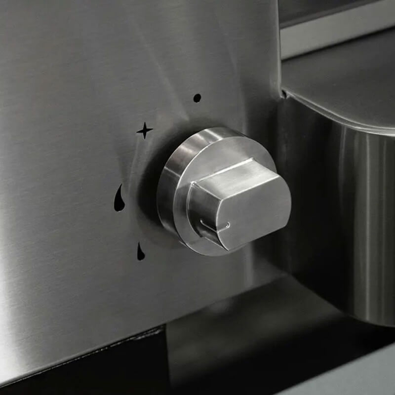 Alfa Classico 4 Pizze Gas Pizza Oven | Gas Control Knob