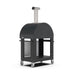 Alfa Classico 2 Pizze Wood-Fired Pizza Oven w/ Cart | Cart Storage