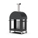 Alfa Classico 2 Pizze Wood-Fired Pizza Oven w/ Cart | Cart Storage For Wood