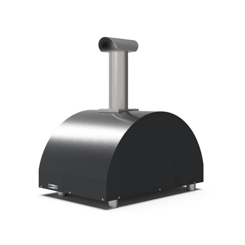 Alfa Classico 2 Pizze Wood-Fired Pizza Oven | Stainless Steel Chimney