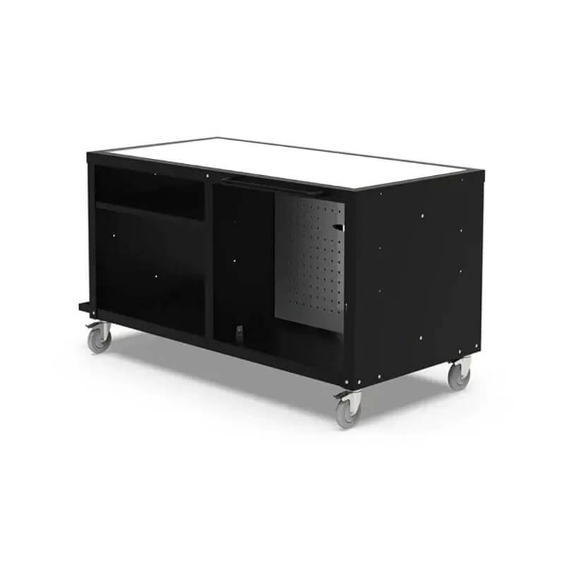 Alfa Cooking Station 160 with White Corian Countertop | Gas Tank Storage