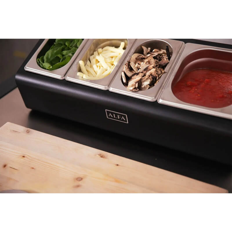 Alfa Forni Topping Station | Condiments for Pizza