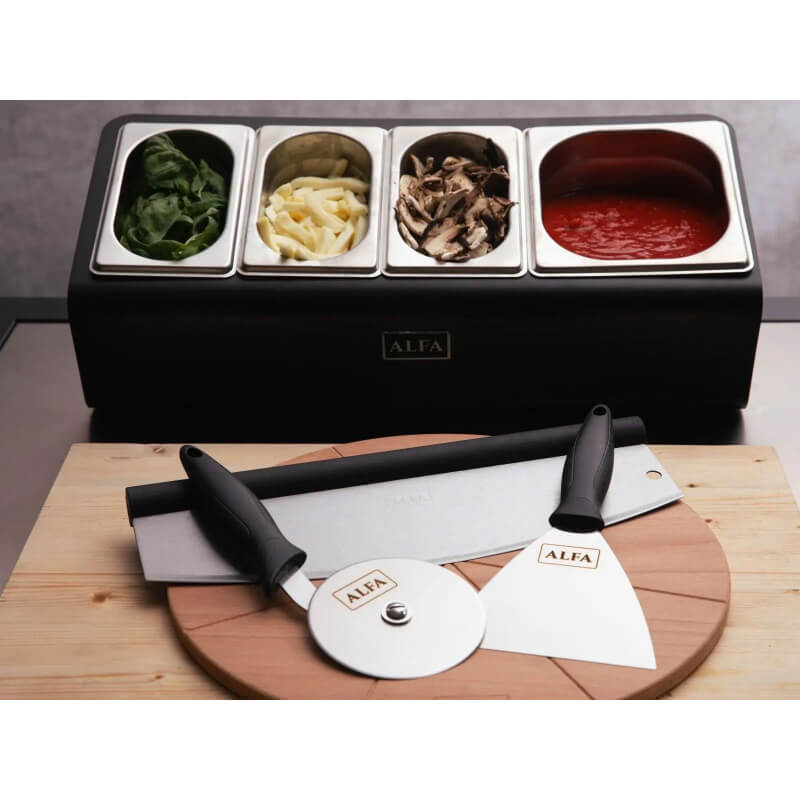 Alfa Forni Topping Station | Shown At Prep Station